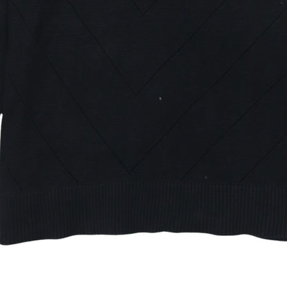 Mens UK Size S Barbour Black Pullover Jumper