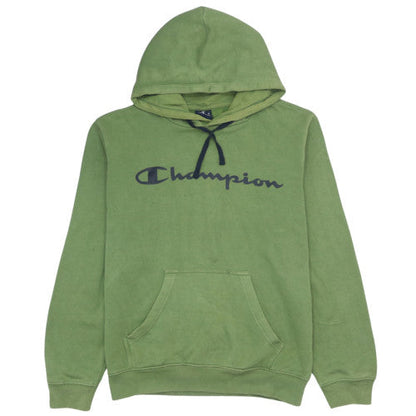 Mens UK Size S Champion Green Pullover Hoodie