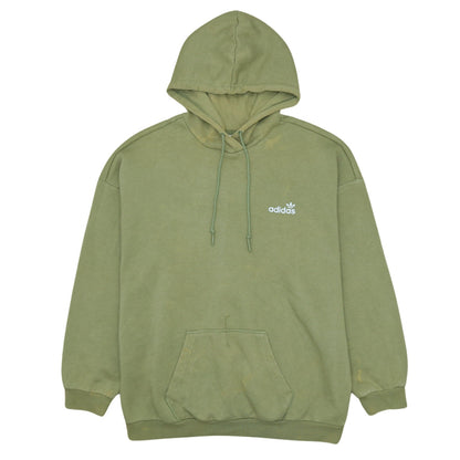 Womens UK Size L adidas Green Pullover Hoodie