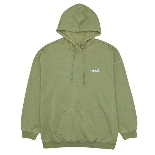 Womens UK Size L adidas Green Pullover Hoodie
