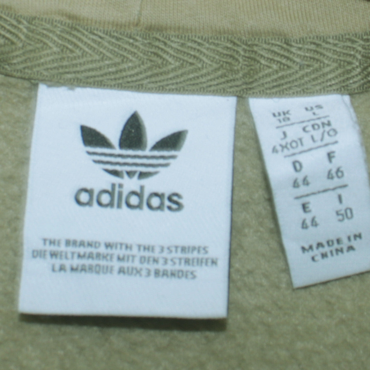 Womens UK Size L adidas Green Pullover Hoodie