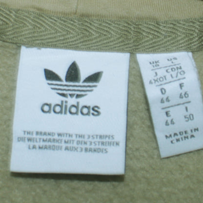 Womens UK Size L adidas Green Pullover Hoodie