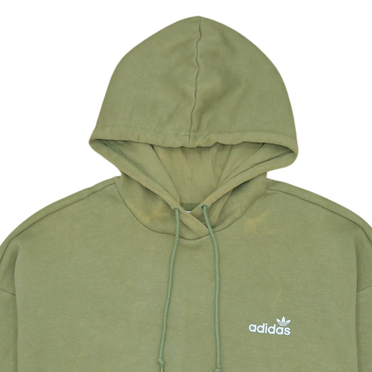 Womens UK Size L adidas Green Pullover Hoodie