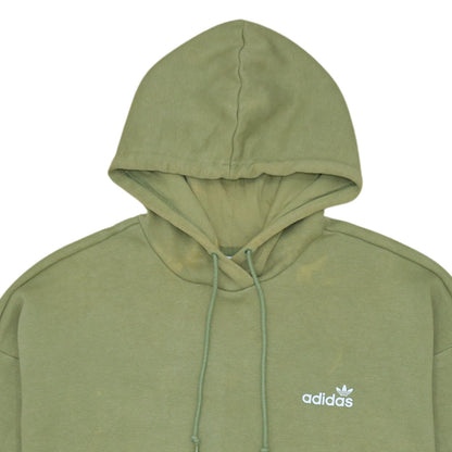 Womens UK Size L adidas Green Pullover Hoodie
