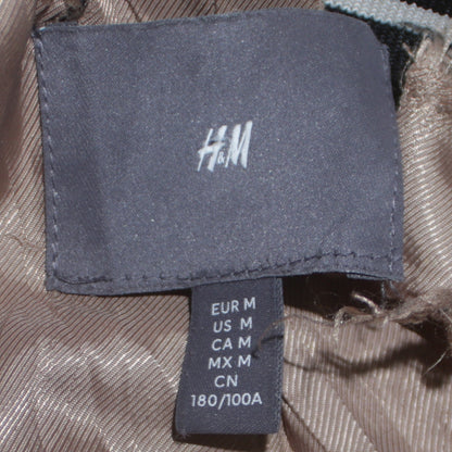 Mens UK Size M H&M Beige Varsity Jacket