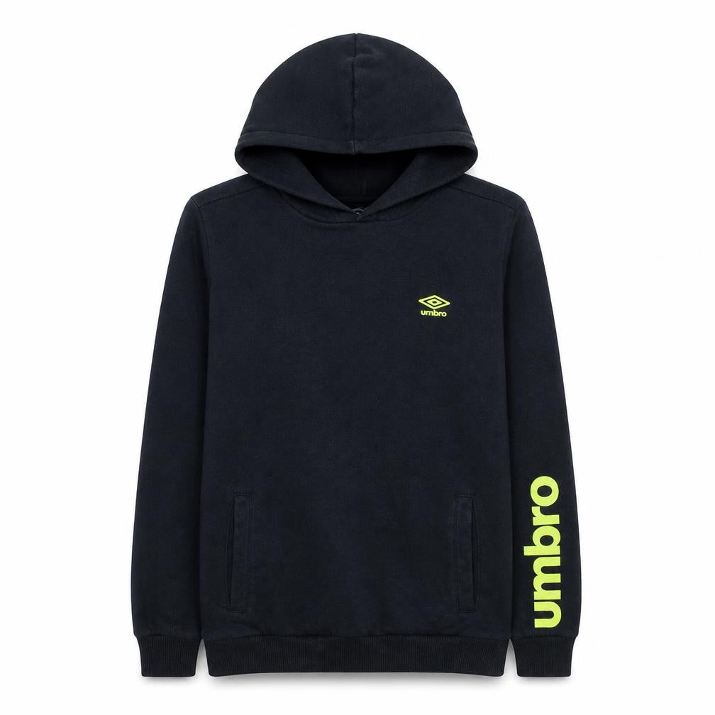 Boys UK Size 176 Umbro Black Pullover Hoodie