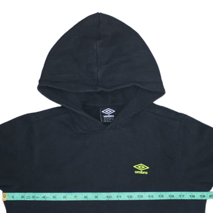Boys UK Size 176 Umbro Black Pullover Hoodie