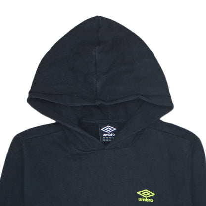 Boys UK Size 176 Umbro Black Pullover Hoodie