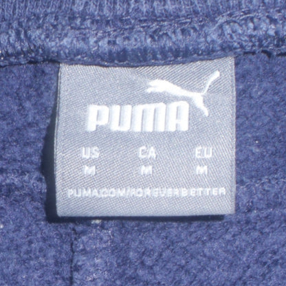 Mens UK Size M PUMA Regular Fit Jogger Blue Trousers