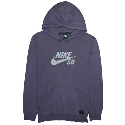 Womens UK Size M Nike Purple Pullover Hoodie