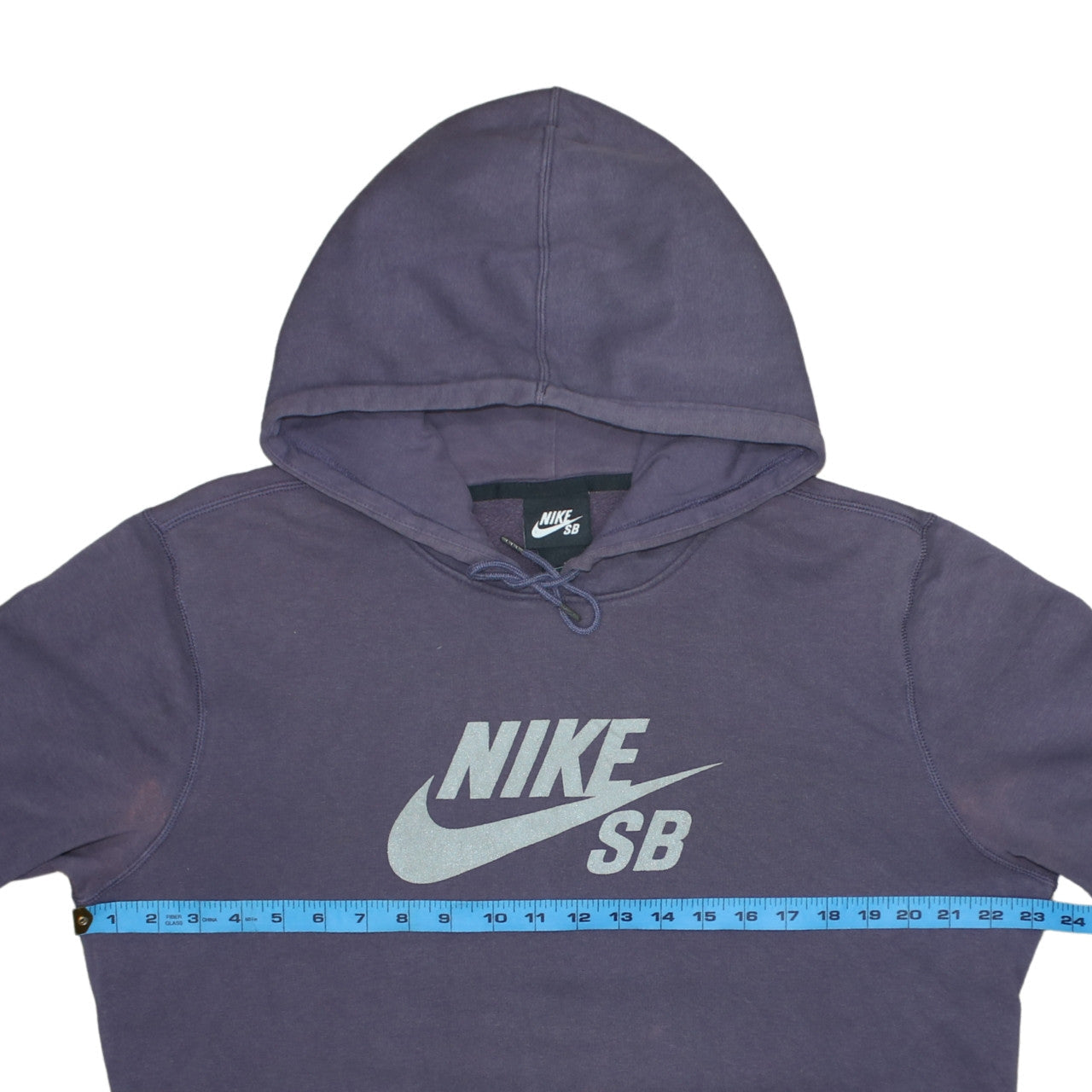Womens UK Size M Nike Purple Pullover Hoodie