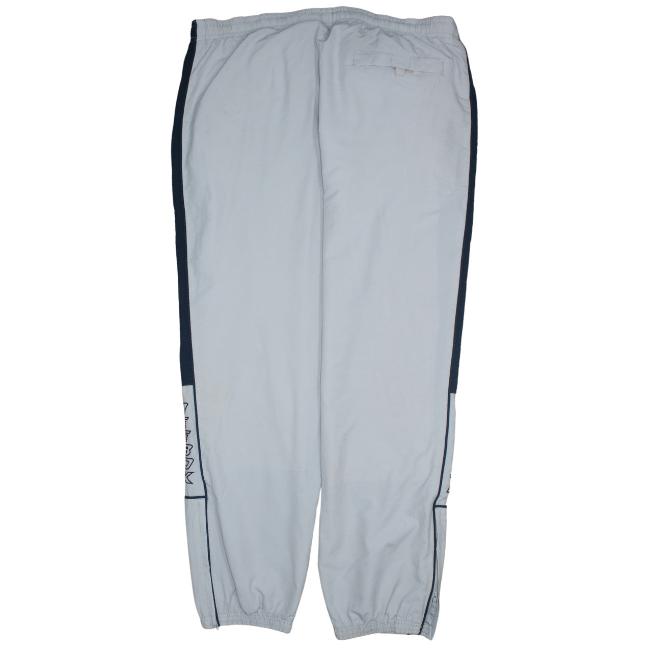 Mens UK Size L Reebok Regular Fit Track Pants Grey Trousers