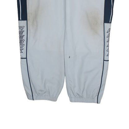 Mens UK Size L Reebok Regular Fit Track Pants Grey Trousers