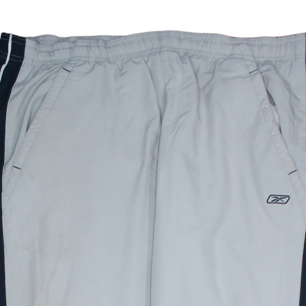 Mens UK Size L Reebok Regular Fit Track Pants Grey Trousers