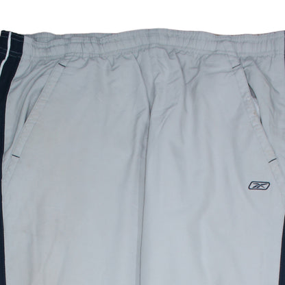 Mens UK Size L Reebok Regular Fit Track Pants Grey Trousers