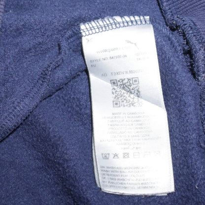 Mens UK Size XL PUMA Blue Pullover Hoodie
