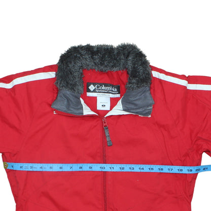 Womens UK Size S Columbia Red Ski Jacket