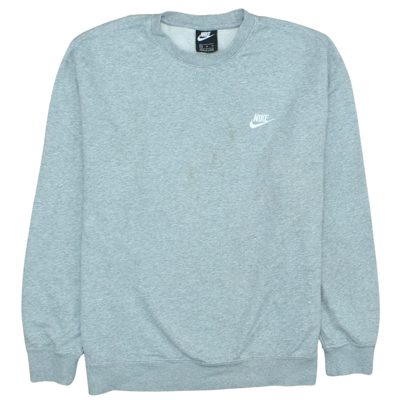 Mens UK Size XL Nike Grey Pullover Sweatshirt