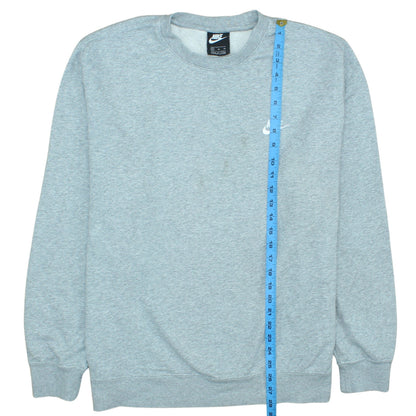 Mens UK Size XL Nike Grey Pullover Sweatshirt