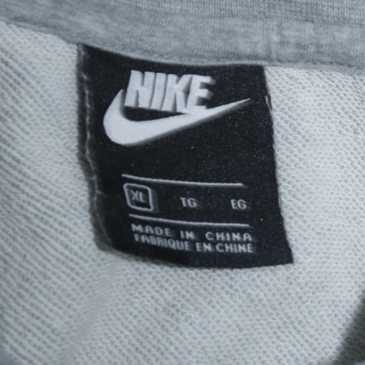 Mens UK Size XL Nike Grey Pullover Sweatshirt