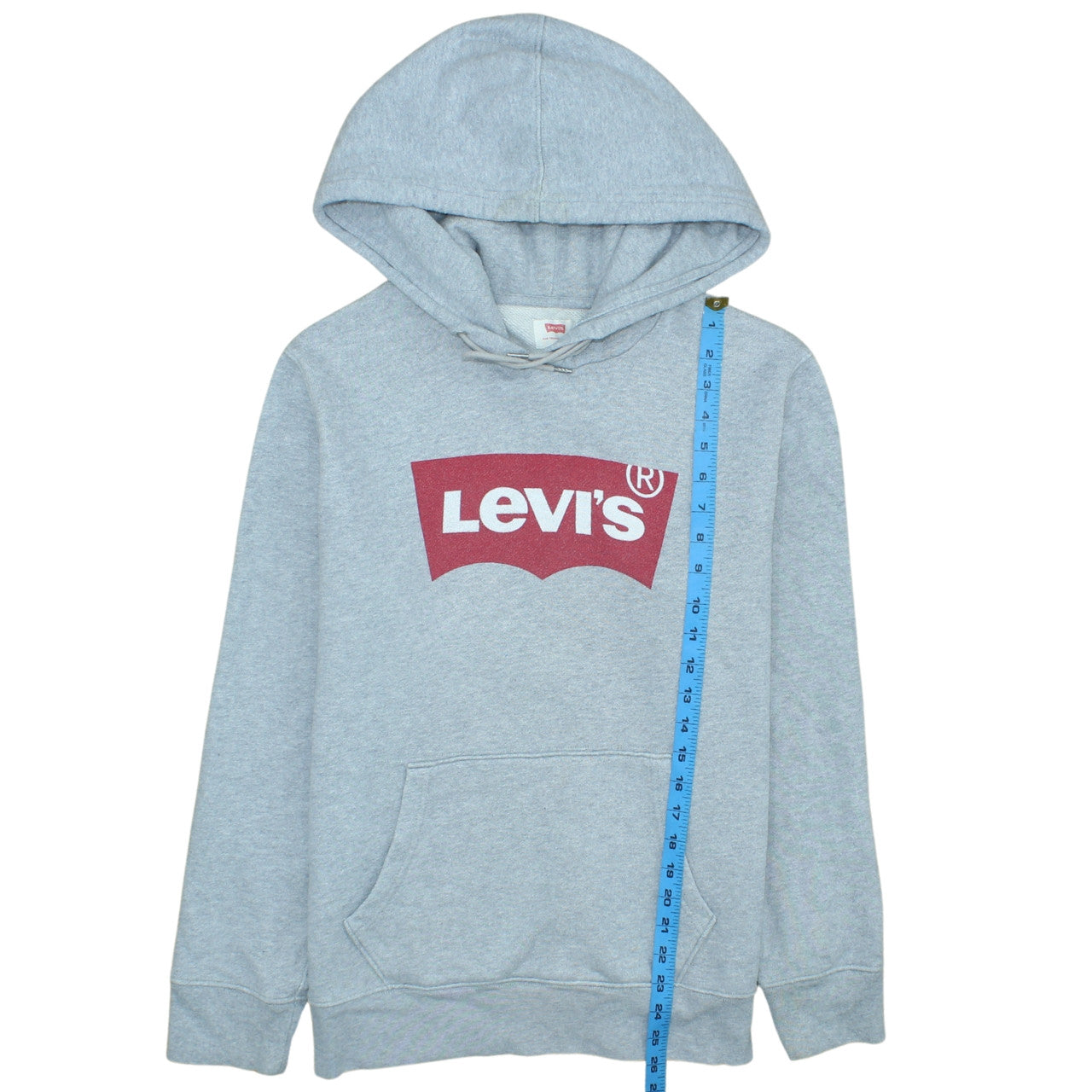 Mens UK Size S Levi's Grey Pullover Hoodie