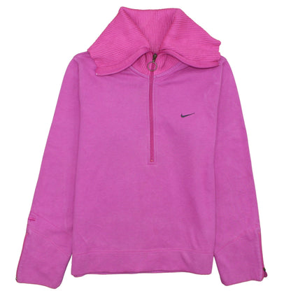 Womens UK Size XL Nike Pink Pullover Sweatshirt