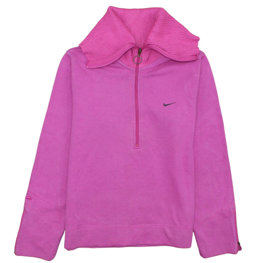 Womens UK Size XL Nike Pink Pullover Sweatshirt
