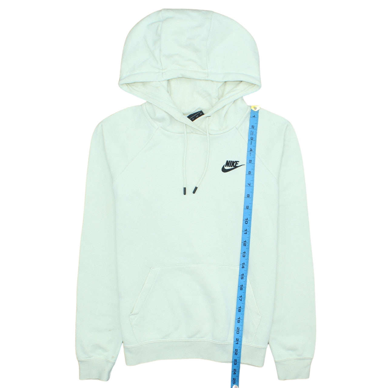 Womens UK Size XS Nike Beige Pullover Hoodie