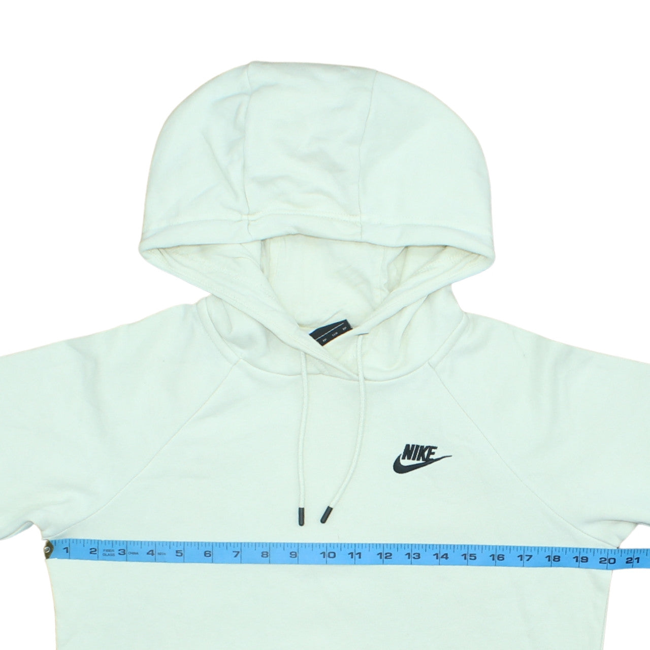 Womens UK Size XS Nike Beige Pullover Hoodie