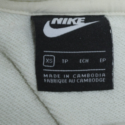 Womens UK Size XS Nike Beige Pullover Hoodie