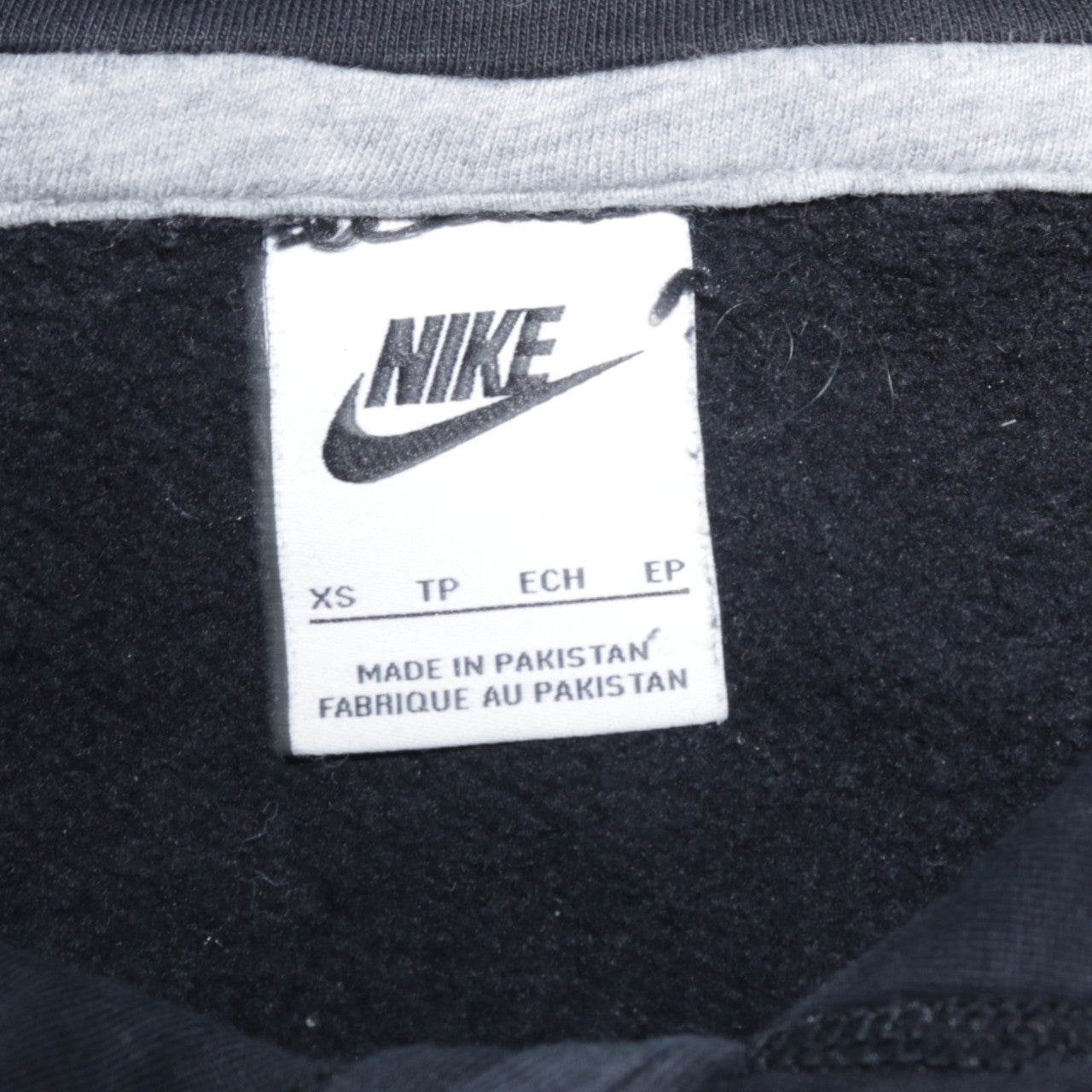 Womens UK Size XS Nike Black Pullover Hoodie