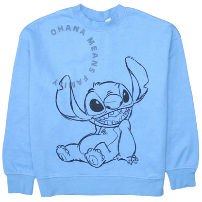 Womens UK Size S Disney Blue Pullover Sweatshirt