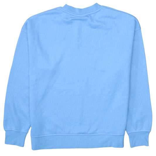 Womens UK Size S Disney Blue Pullover Sweatshirt