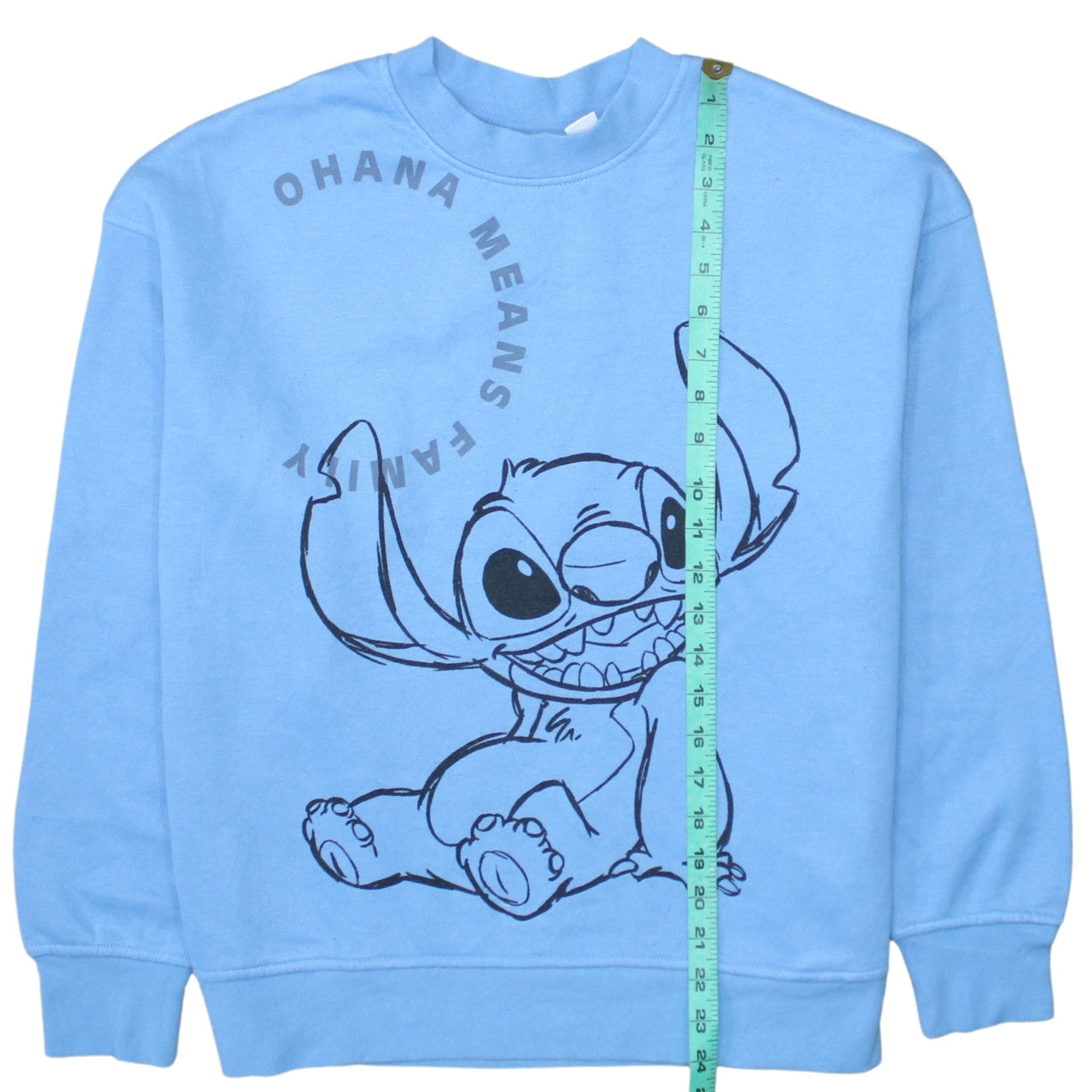 Womens UK Size S Disney Blue Pullover Sweatshirt