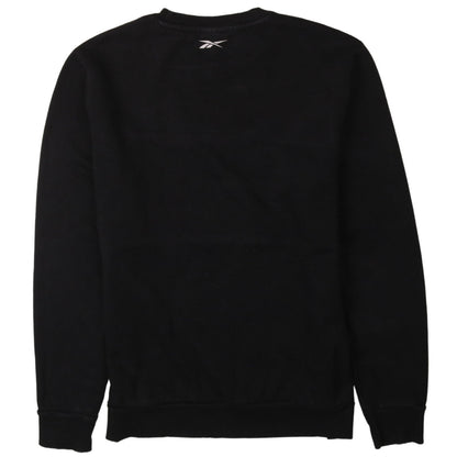 Mens UK Size M Reebok Black Pullover Sweatshirt