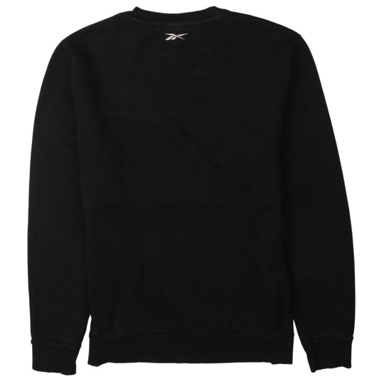 Mens UK Size M Reebok Black Pullover Sweatshirt