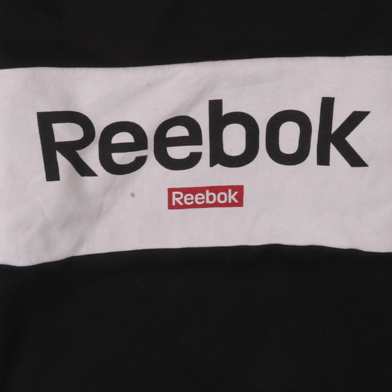 Mens UK Size M Reebok Black Pullover Sweatshirt