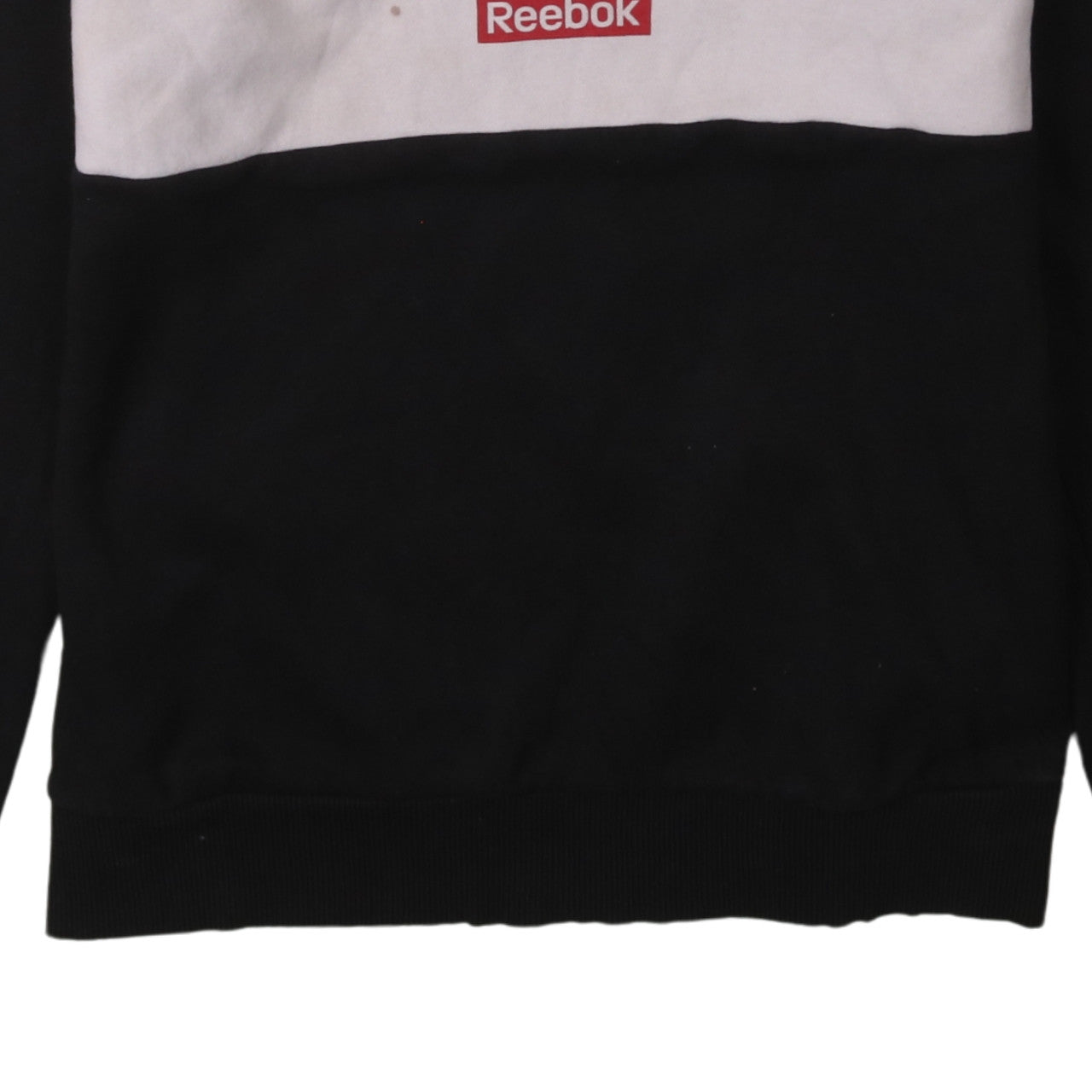Mens UK Size M Reebok Black Pullover Sweatshirt
