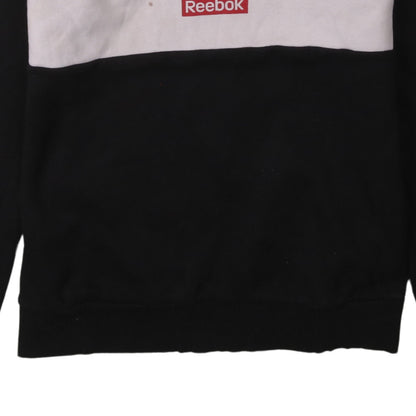 Mens UK Size M Reebok Black Pullover Sweatshirt