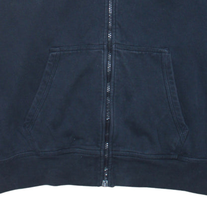 Nike Mens Black Full Zip Hoodie L Fleece Sports Sweatshirt