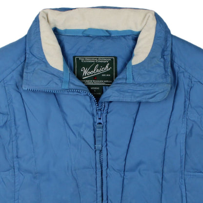 Womens UK Size S Woolrich Blue Puffer Jacket