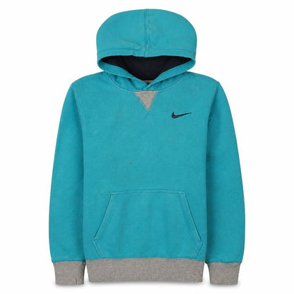 Boys UK Size M Nike Blue Pullover Hoodie