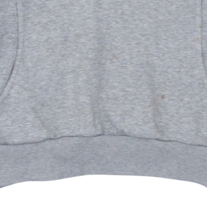 Adidas Men's Grey Henley Hoodie Sweatshirt M Regular Fit