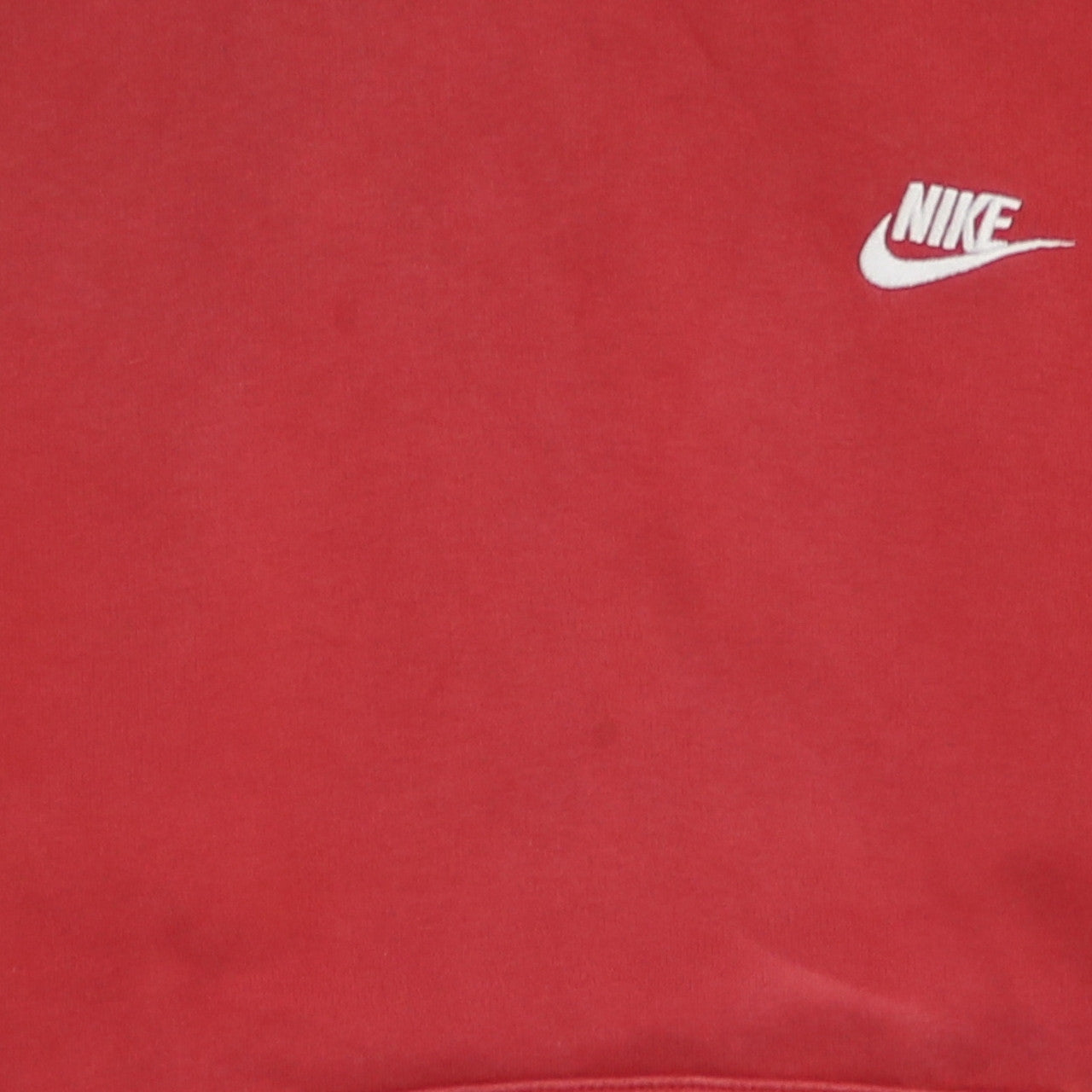 Mens UK Size M Nike Red Pullover Hoodie