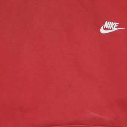 Mens UK Size M Nike Red Pullover Hoodie