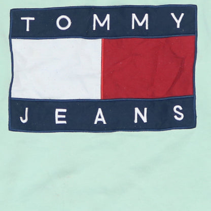 Womens UK Size XS Tommy Hilfiger Green Pullover Sweatshirt