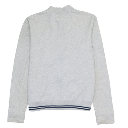Tommy Hilfiger Womens Grey Full Zip Sweatshirt Size S Casual