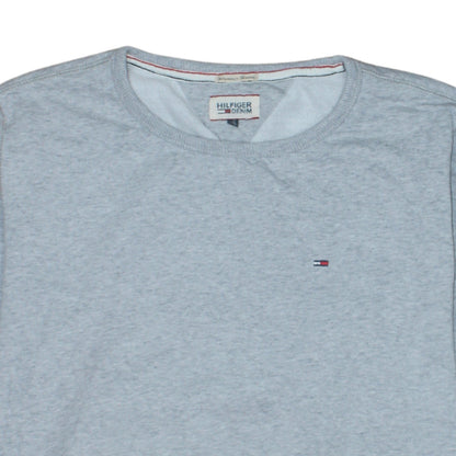 Mens UK Size L Hilfiger Denim Grey Pullover Sweatshirt