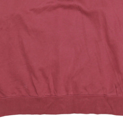 Nike Womens Red XS 1/4 Zip Oversized Sweatshirt Pullover