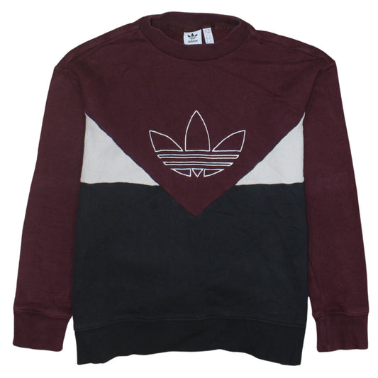 Womens UK Size 4 adidas Multicoloured Pullover Sweatshirt
